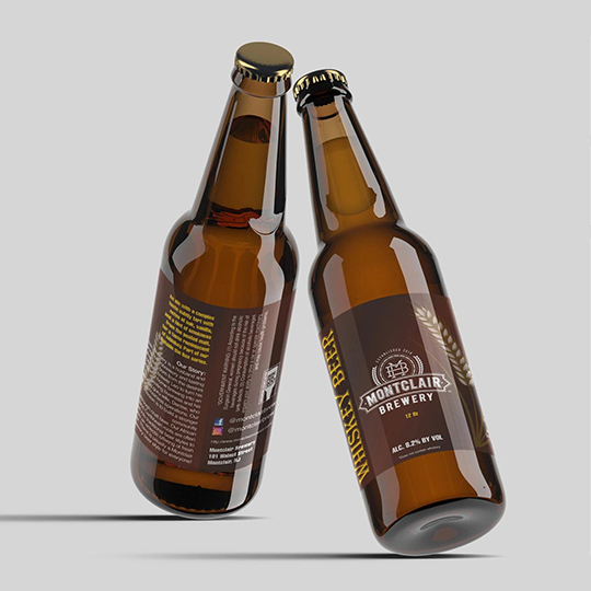 Adesivo de Garrafa de Cerveja