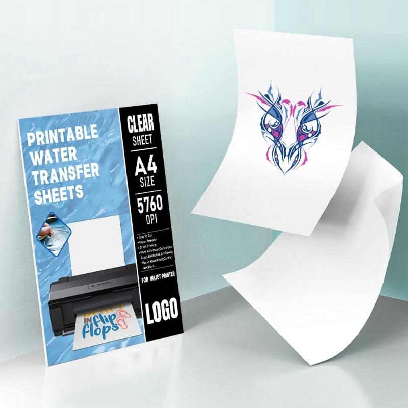 Papel de impressora de transferência de água