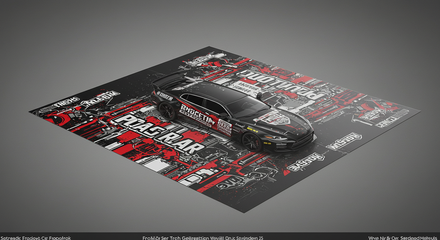 Vinil imprimível para adesivos de carros
