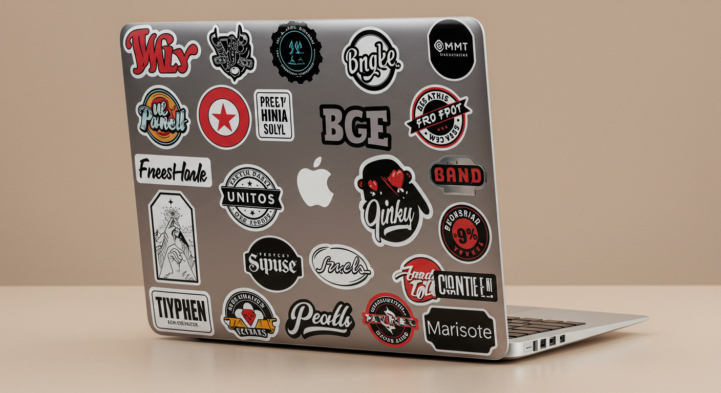 Vinil imprimível para adesivos de laptop