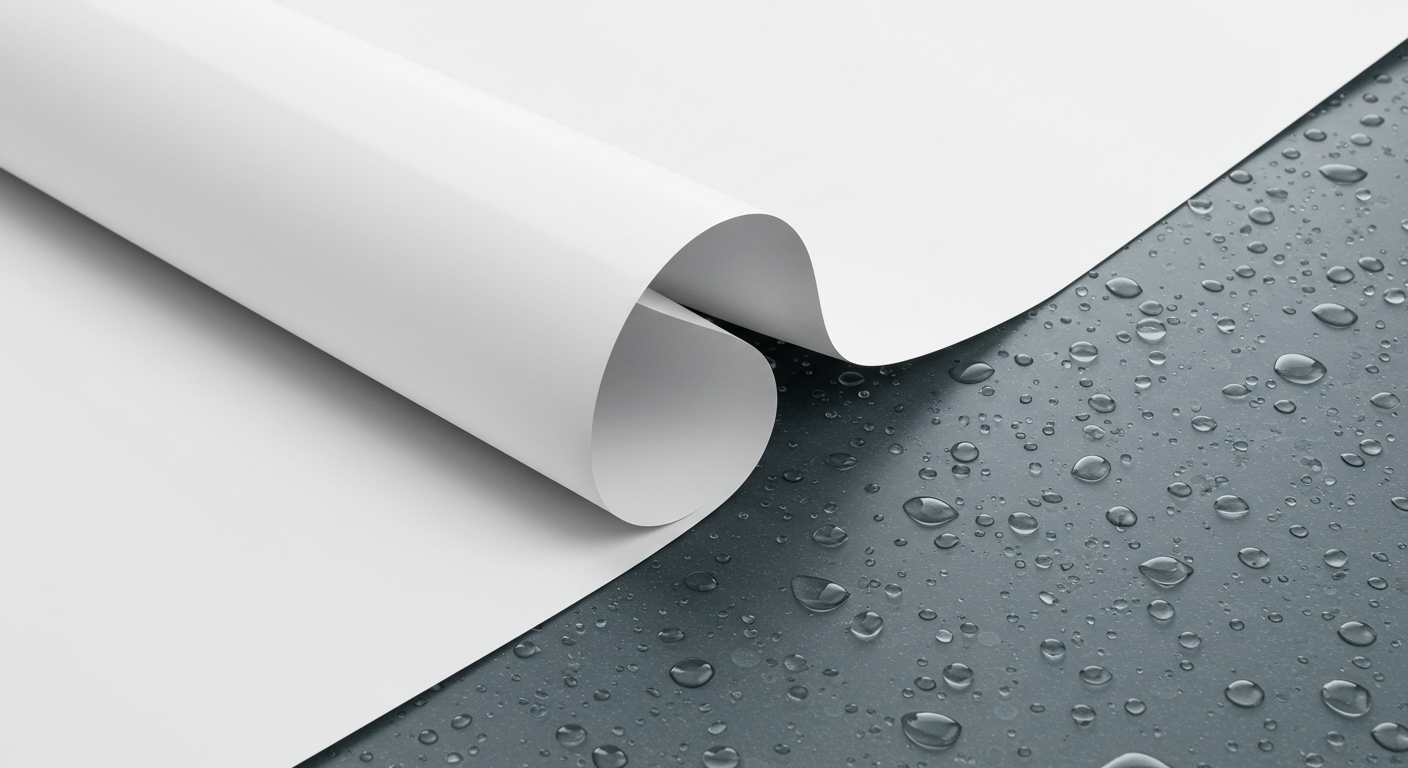 Papel vinílico imprimível à prova d'água