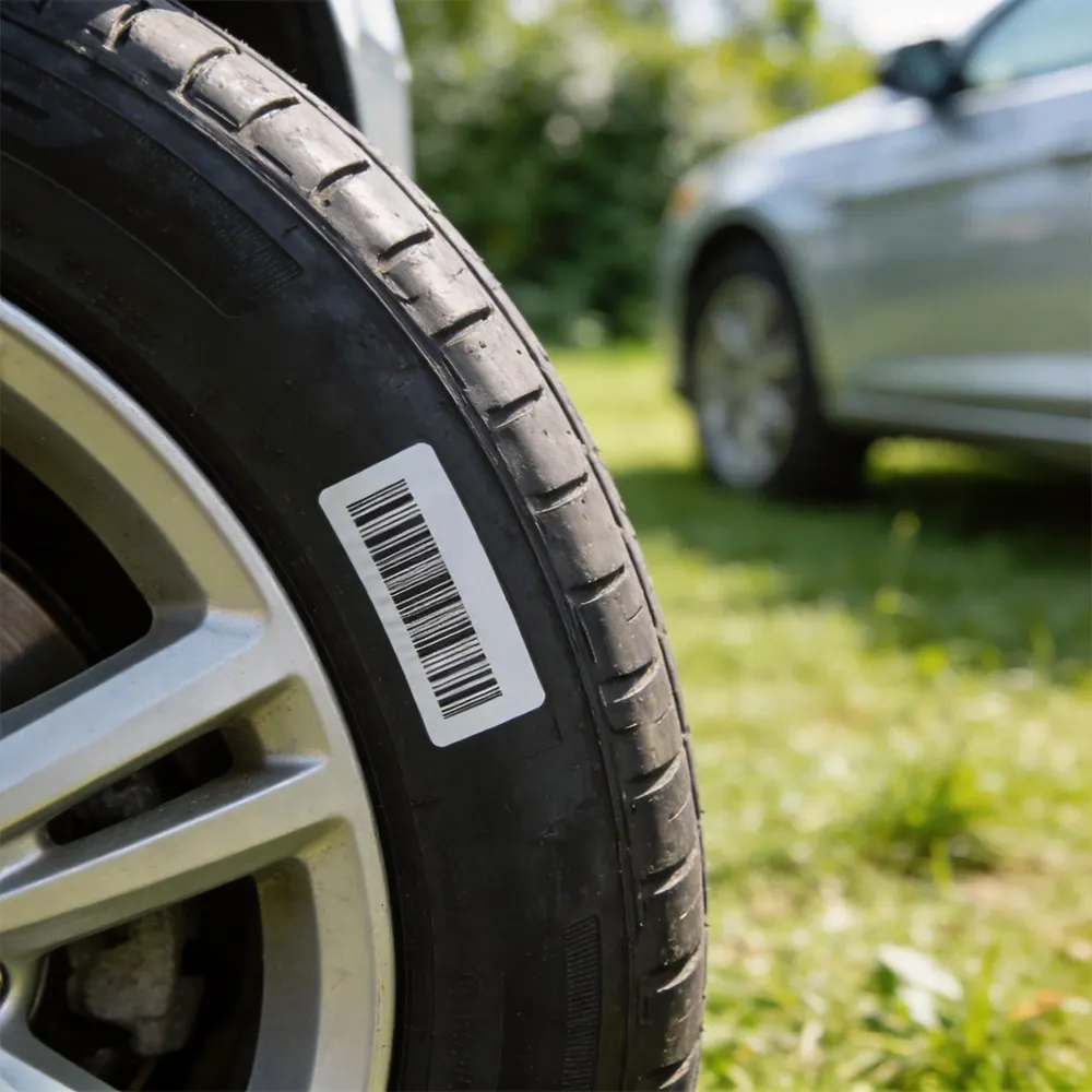 Industrial Tire Tracking Label