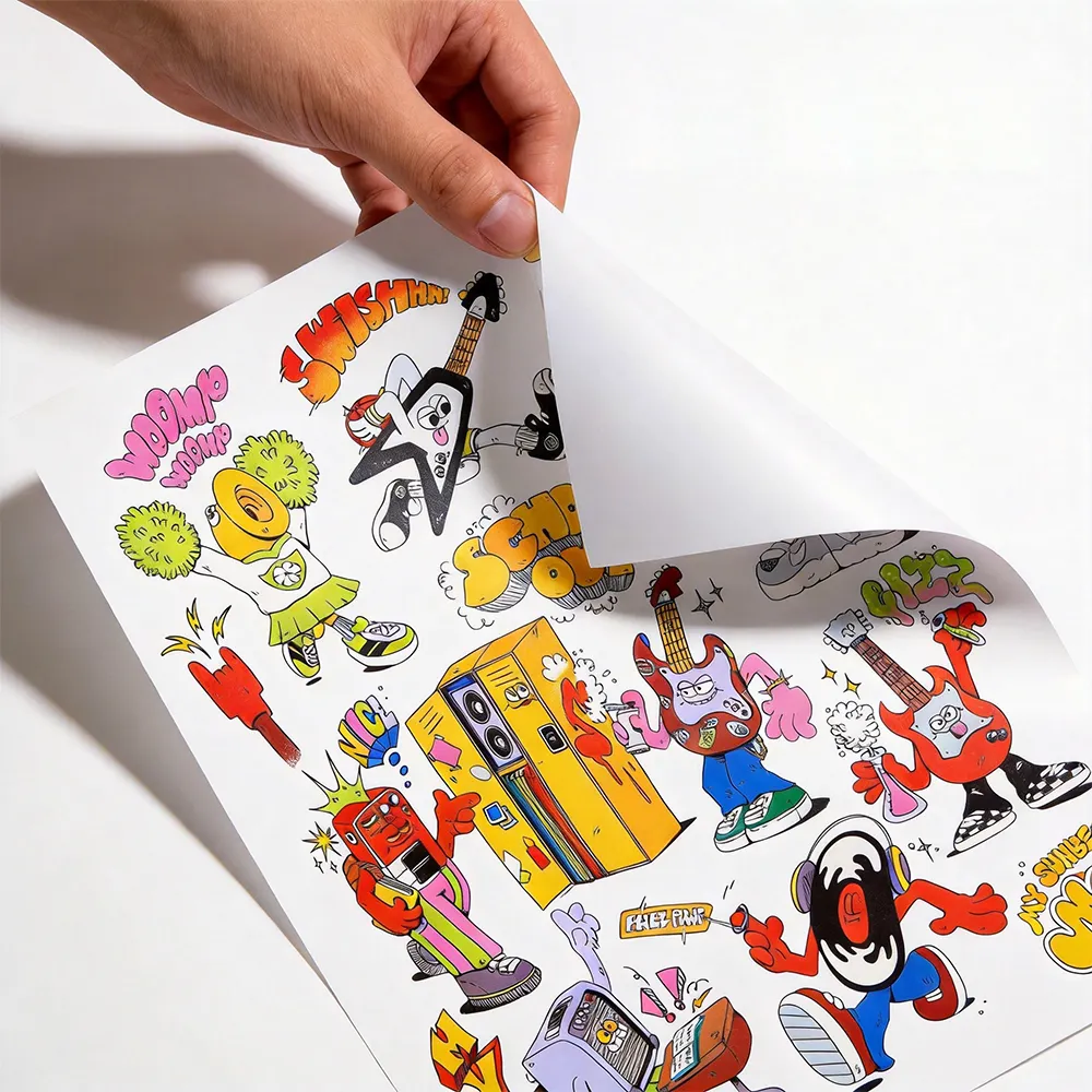 Papel adesivo imprimível