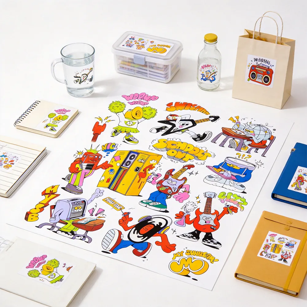 Etiquetas de vinil baratas