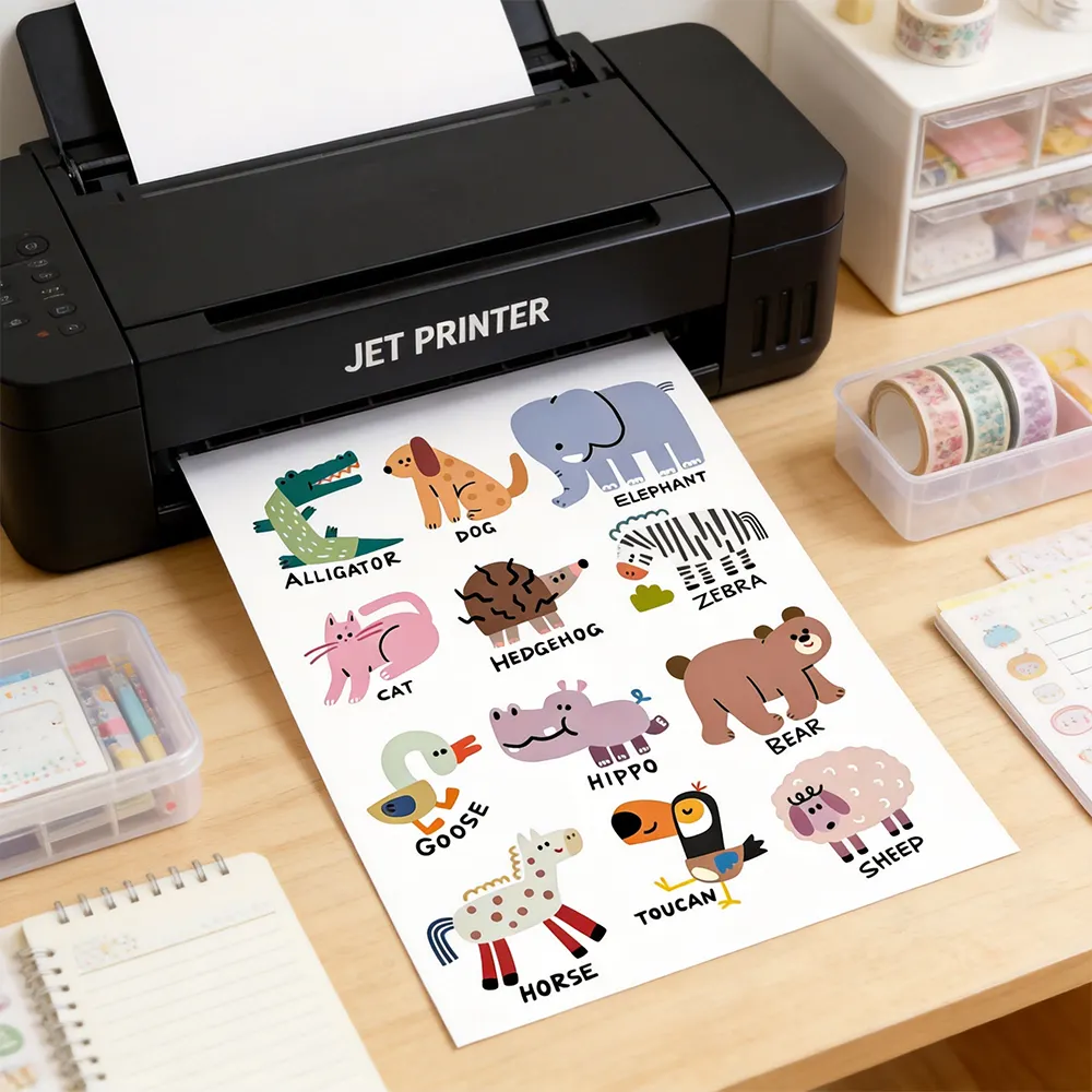 Vinil com adesivos personalizados