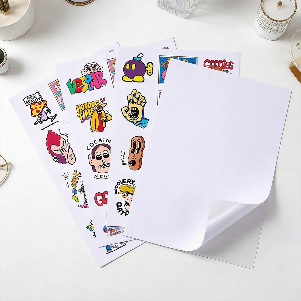 Papel vinílico adesivo