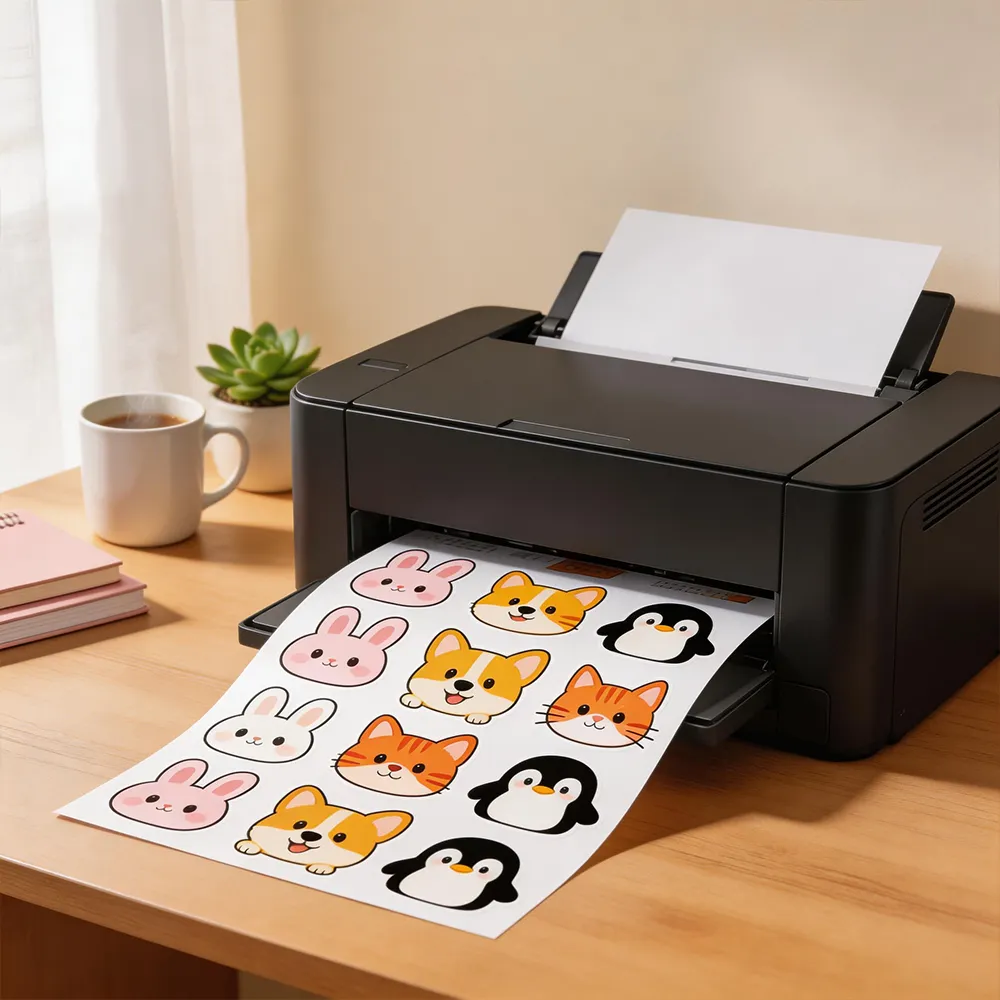 Papel personalizado para etiquetas