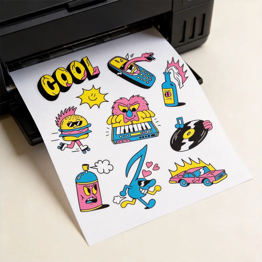 Folhas de Adesivos para Jato de Tinta
