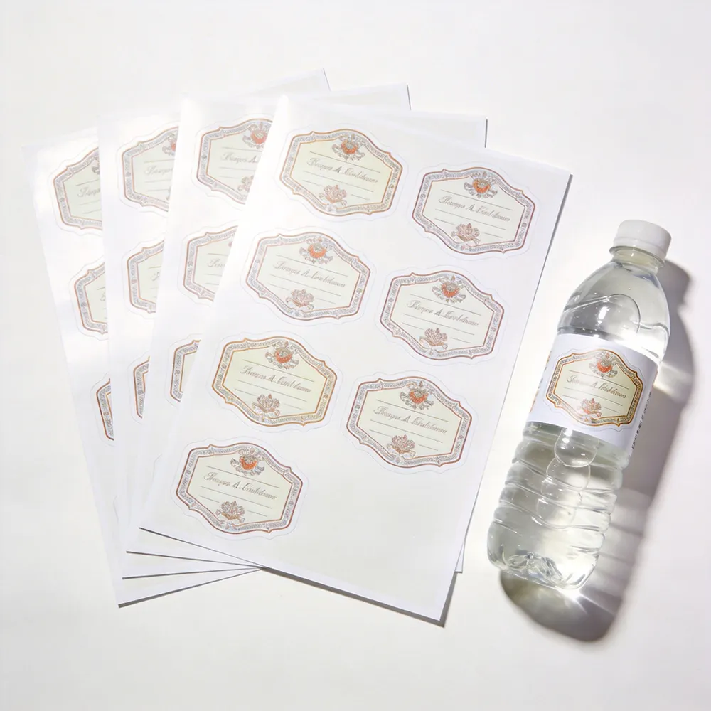 Papel vinílico para etiquetas à prova d'água