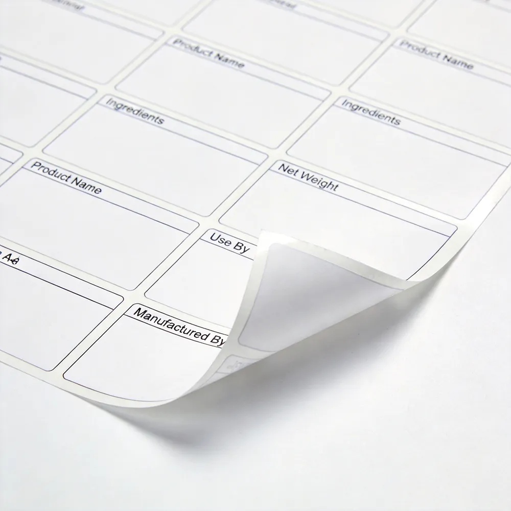 Etiquetas personalizadas de produtos Vinil