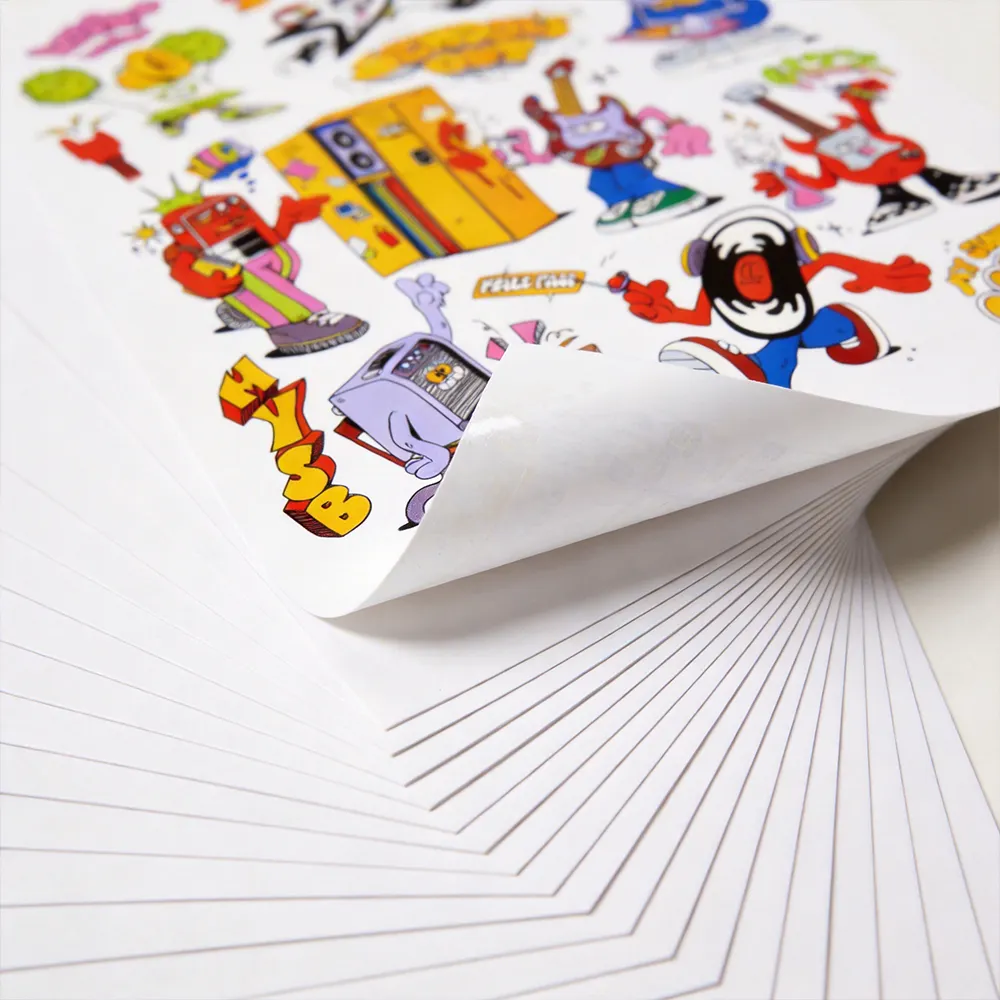 Papel vinílico reposicionável