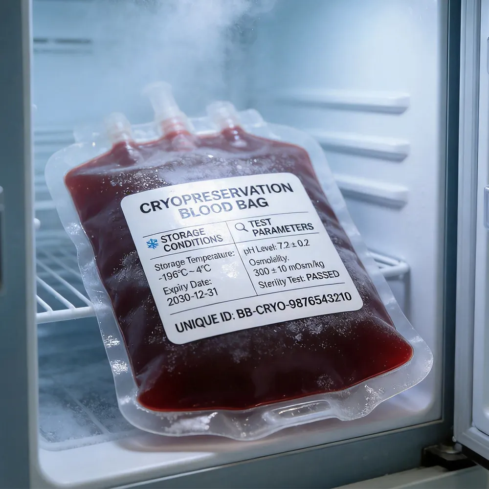 Etiquetas de Armazenamento de Sangue