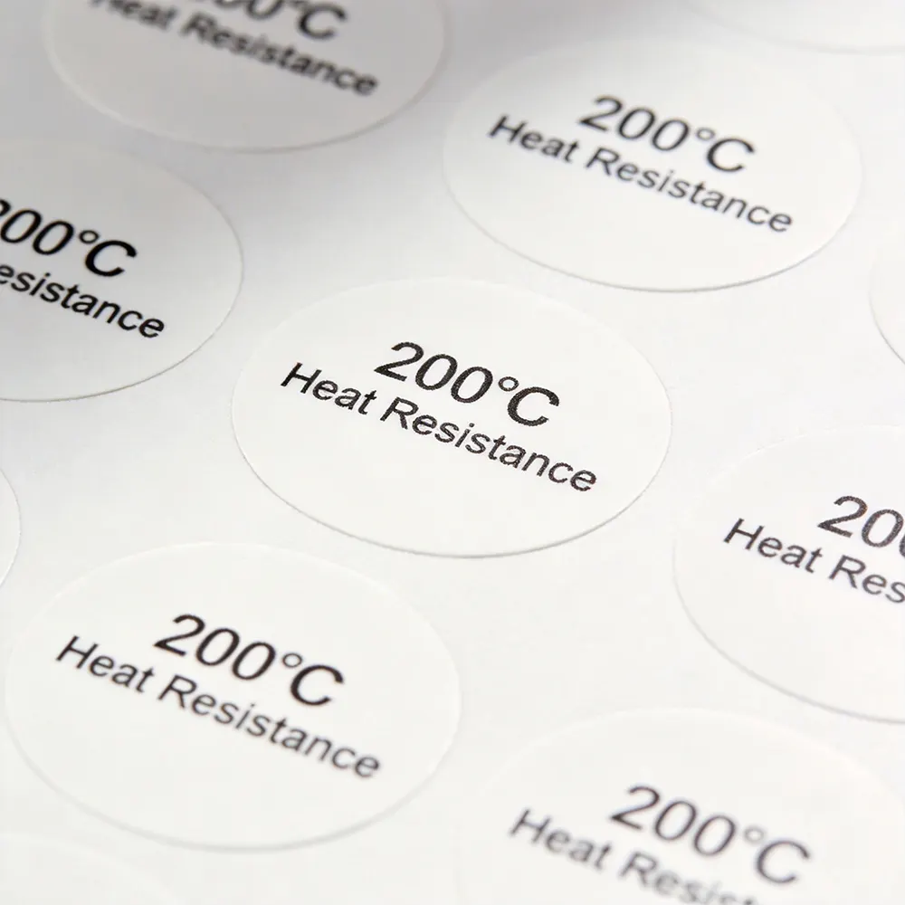 200Etiquetas C resistentes ao calor