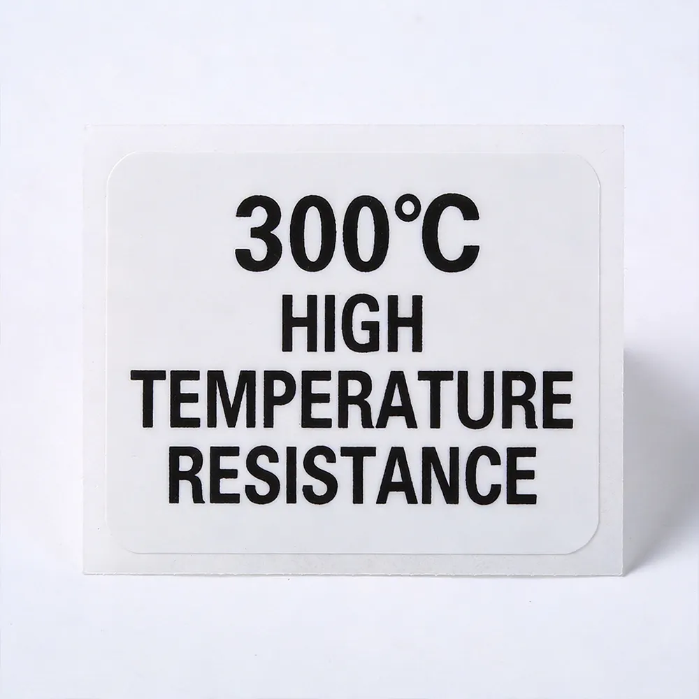 300C Rótulos de alta temperatura