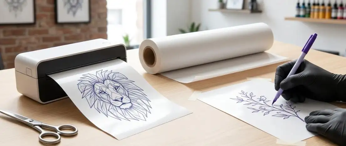 Papel de Transferência de Tatuagem Temporária