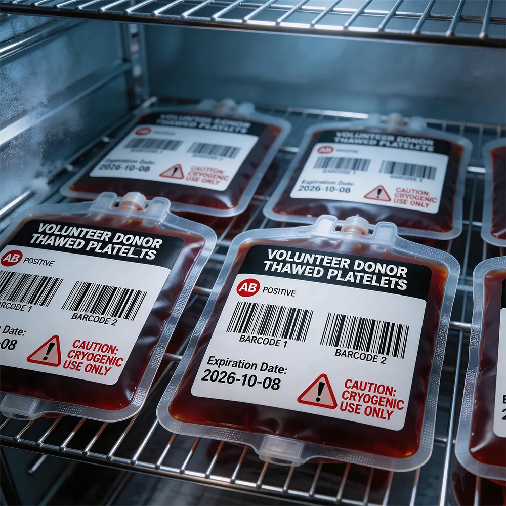 Identificação de sangue em laboratório