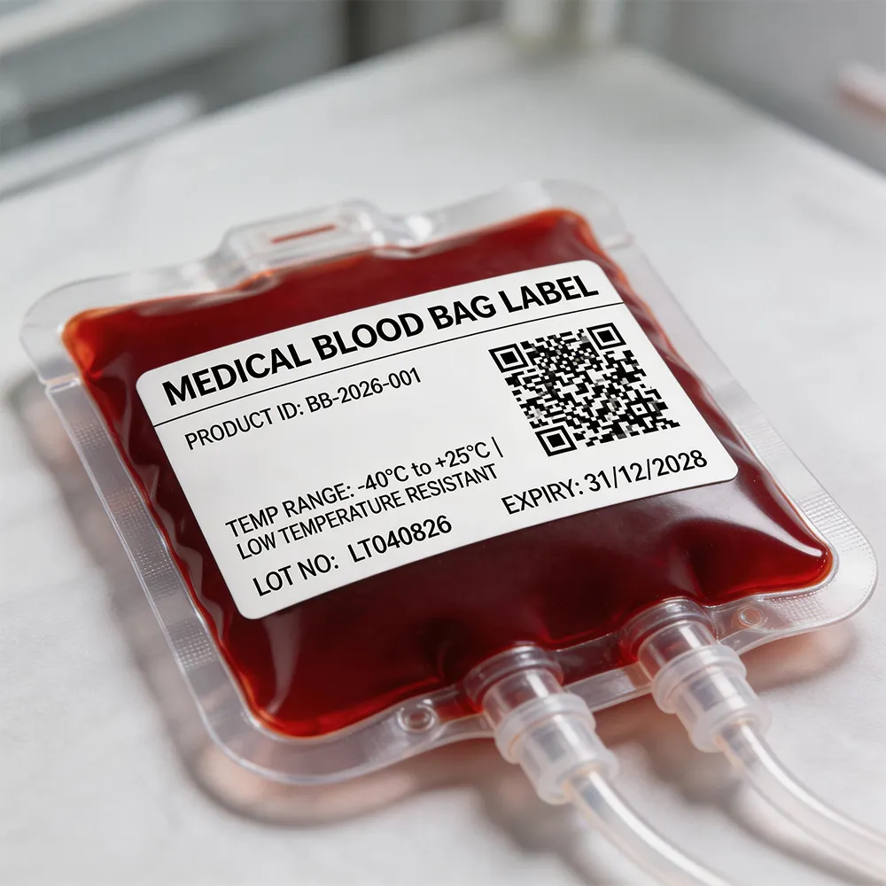 Adesivo QR Seguro para Freezer