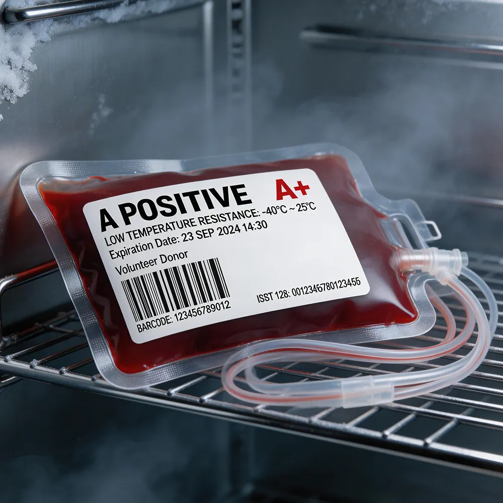 Sistema de rotulagem de bancos de sangue