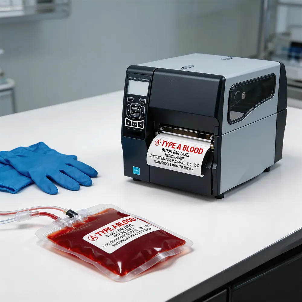 Sistema de Etiqueta de Armazenamento de Sangue