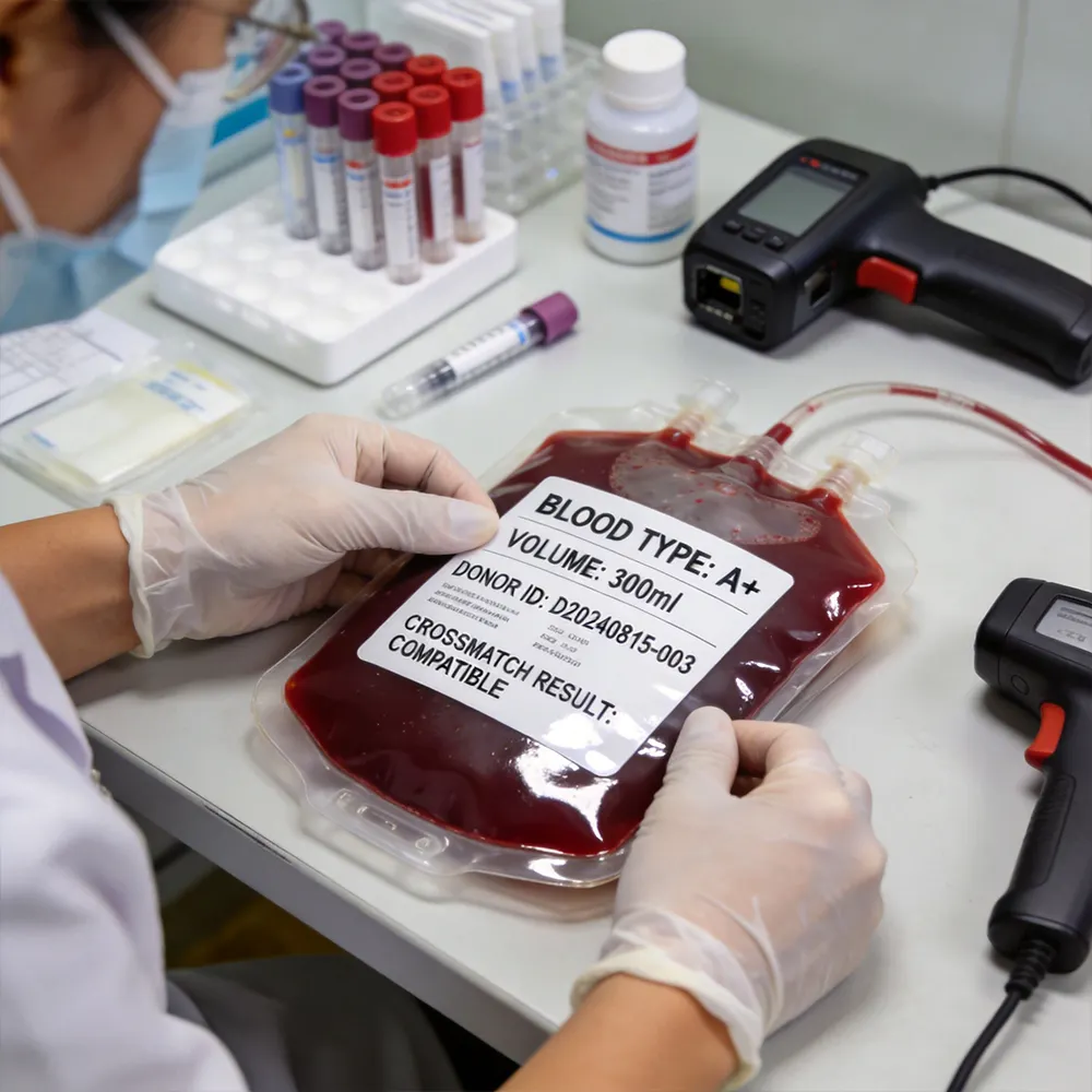 Adesivos de Sangue Clínico