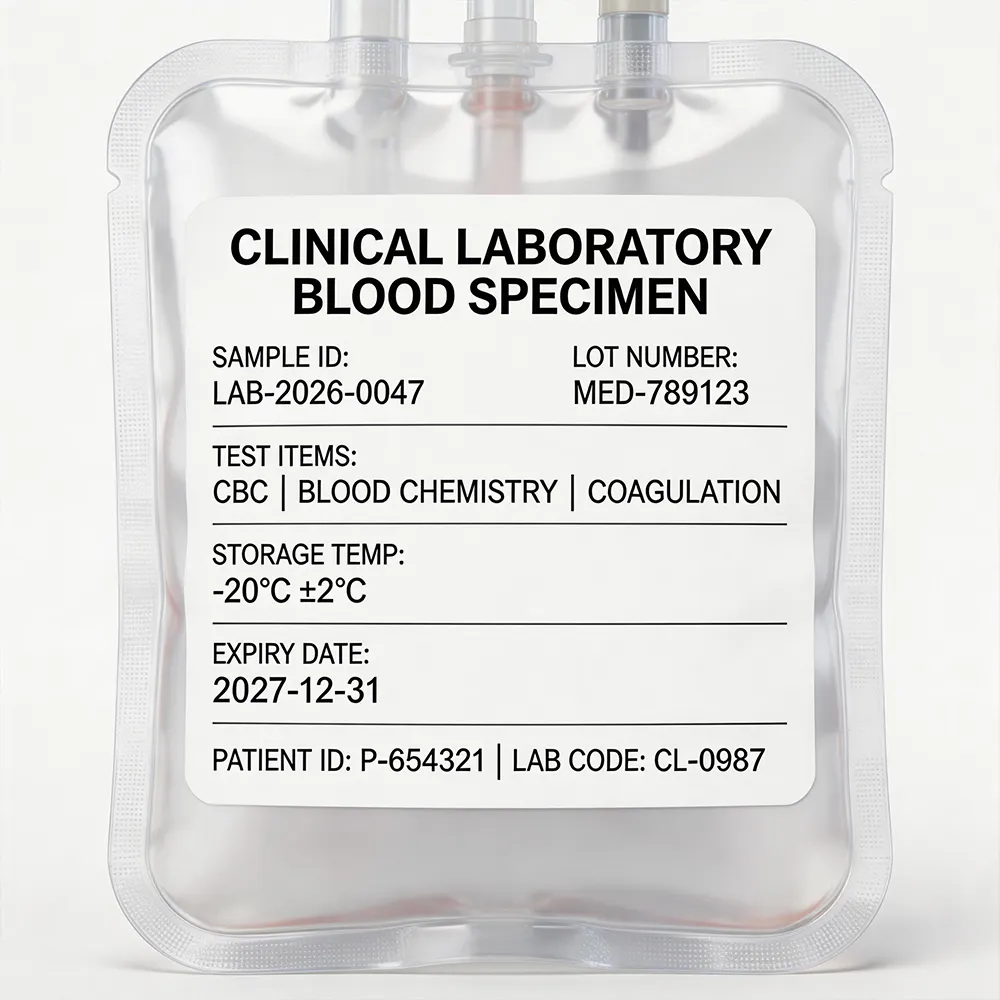 Rótulos de laboratório clínico