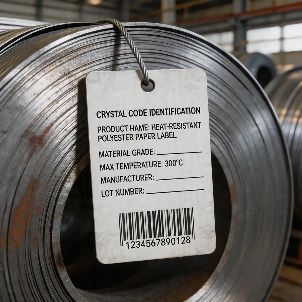 Placas de etiquetas metálicas para bobinas