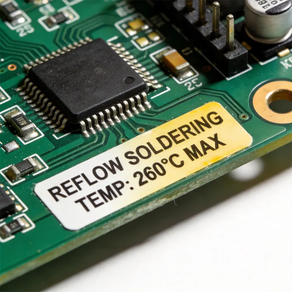 Etiquetas de ID de Componente da PCB