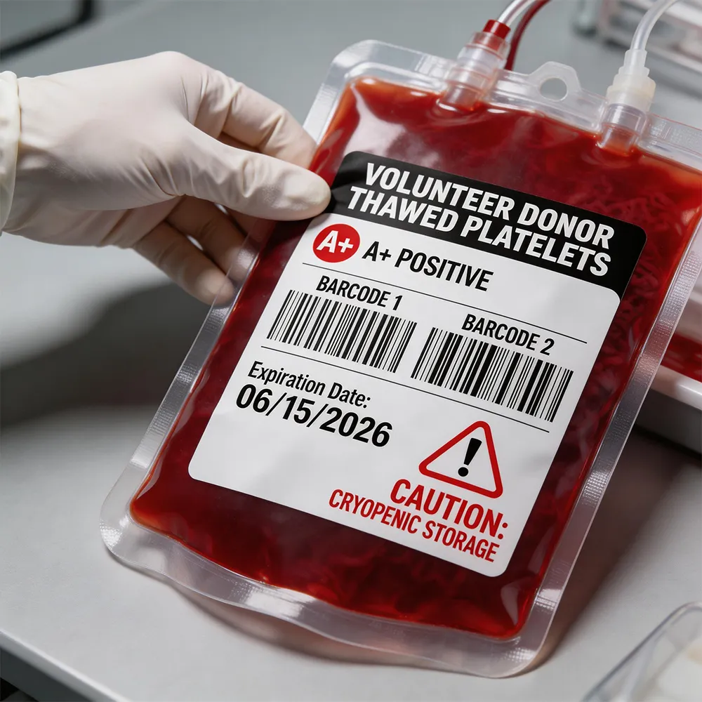 Rótulos adesivos médicos