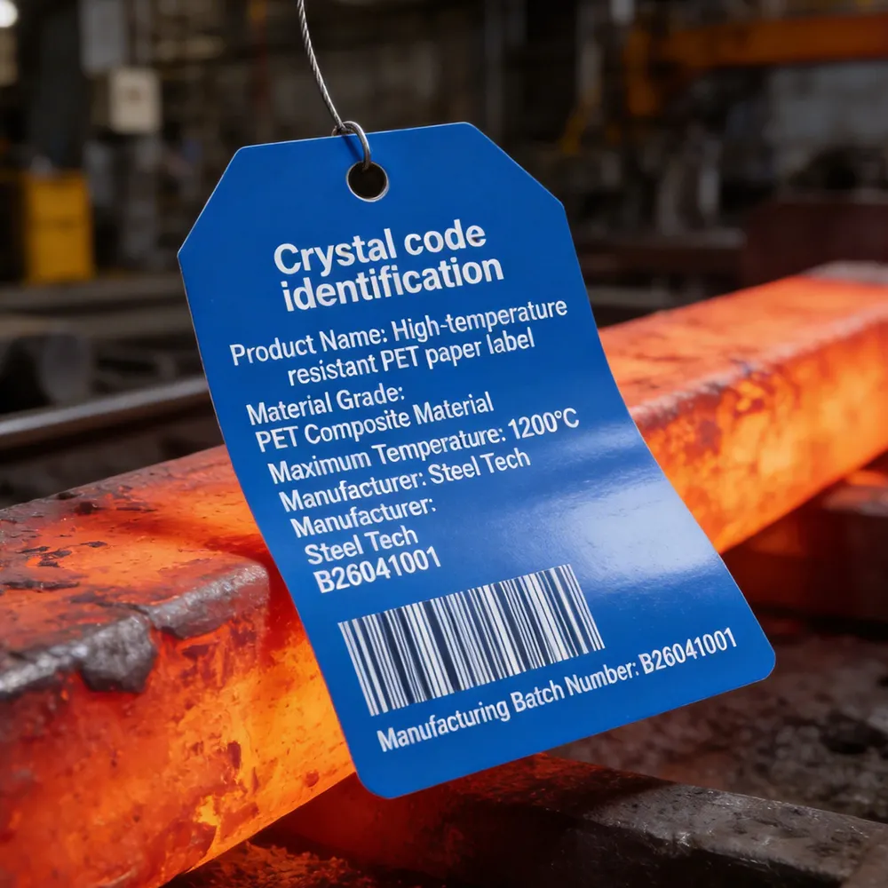 Etiquetas de Nome para Aço Industrial