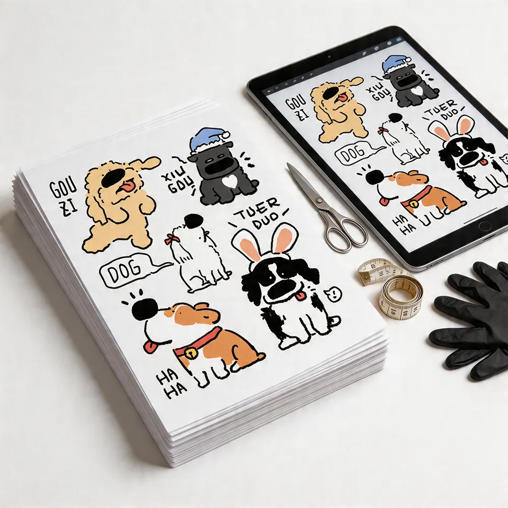 Papel para adesivos de tatuagem