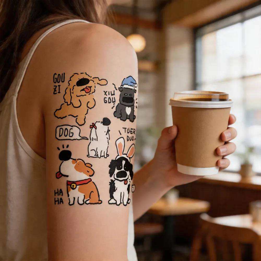 Papel para adesivos de tatuagem