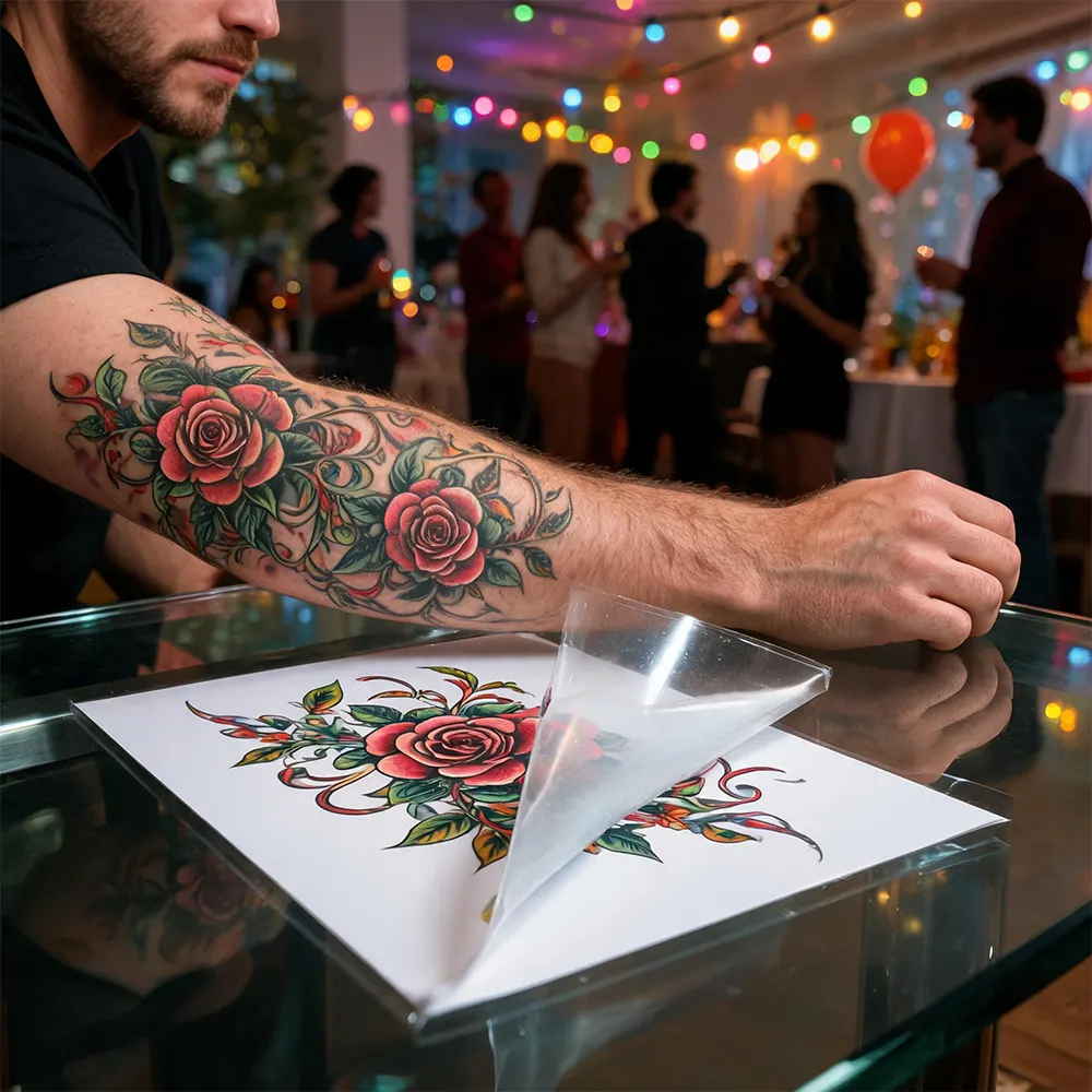 Papel de transferência para tatuagens A4