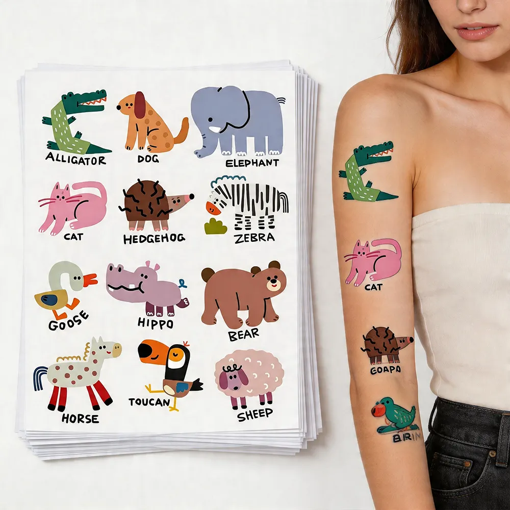 Papel de tatuagem artesanal DIY