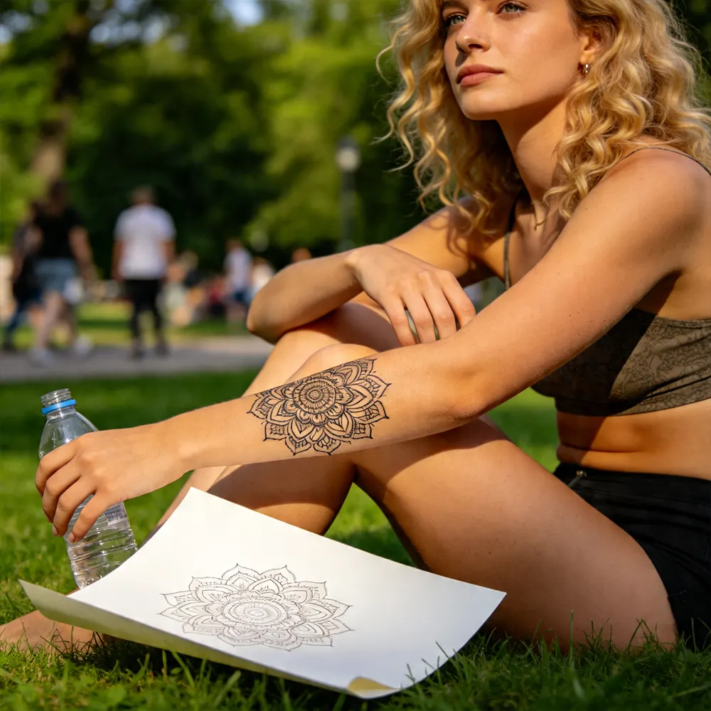 Tatuagens temporárias caseiras