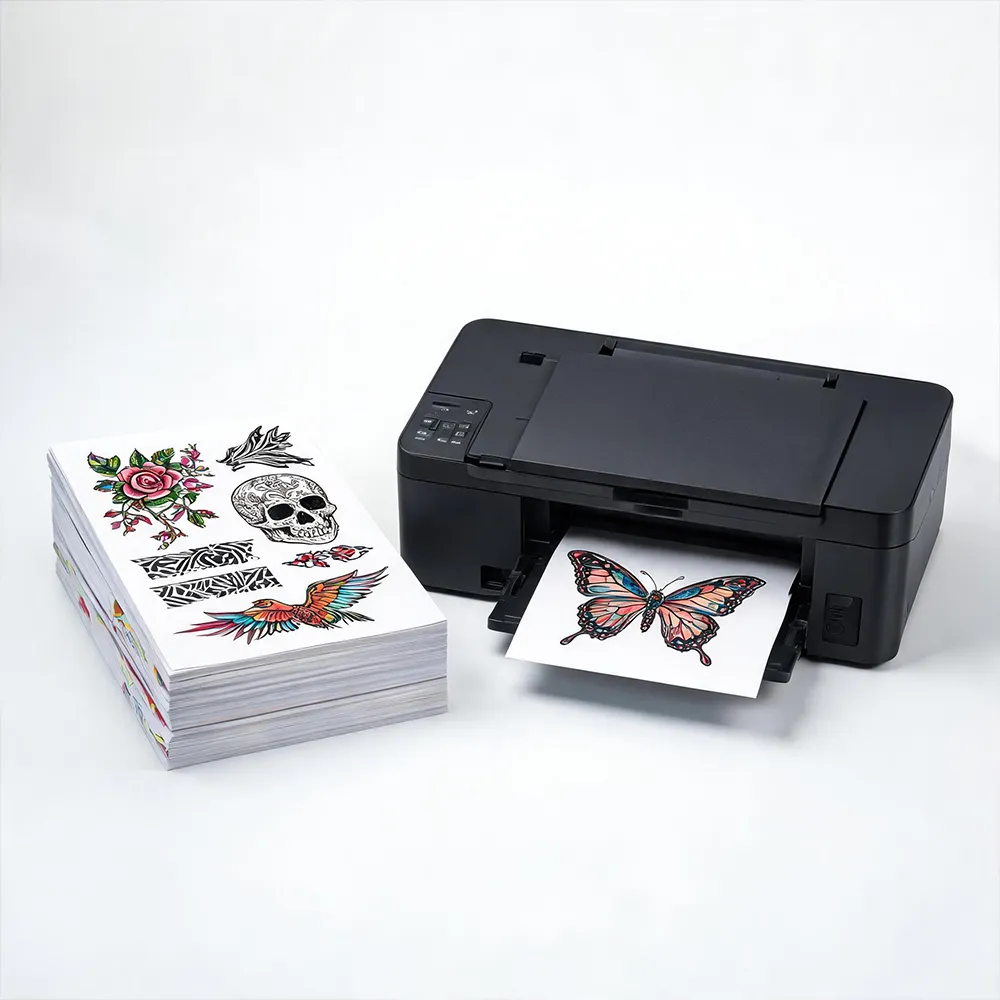 Papel adesivo para tatuagem