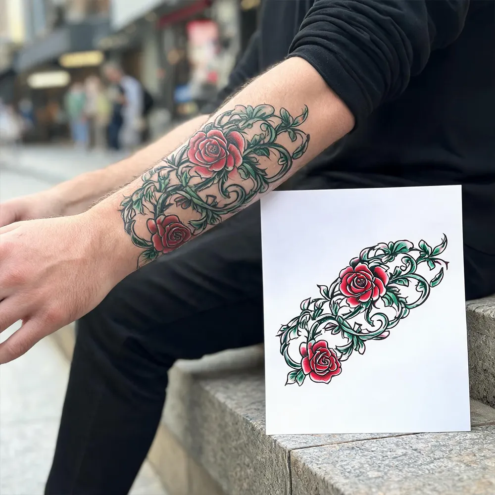 Papel transparente para tatuagem