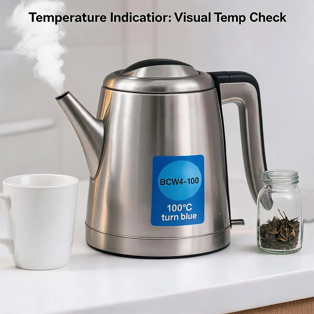 custom printed temperature label