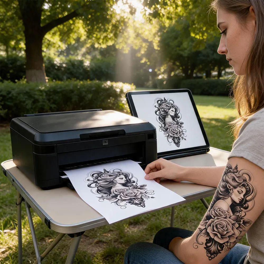 Fácil remover papel de tatuagem