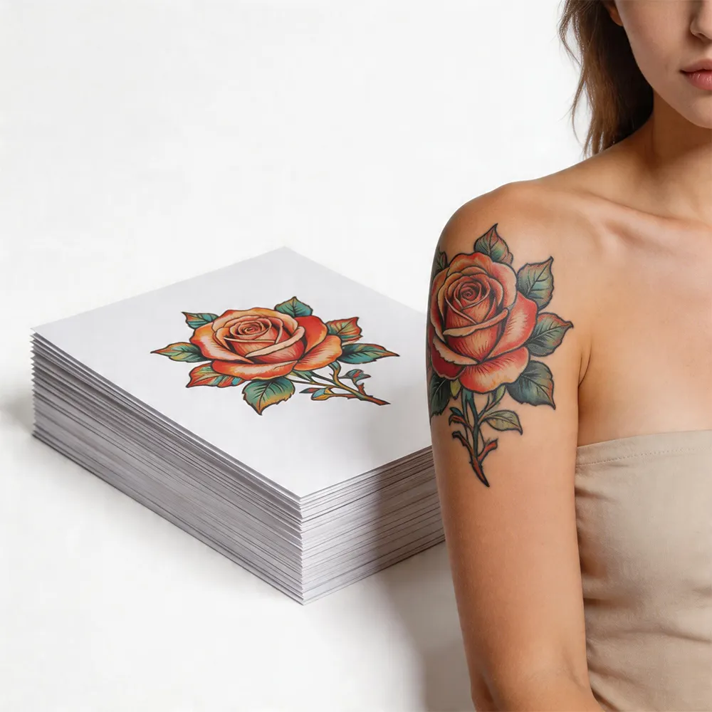 adesivos de arte corporal de moda