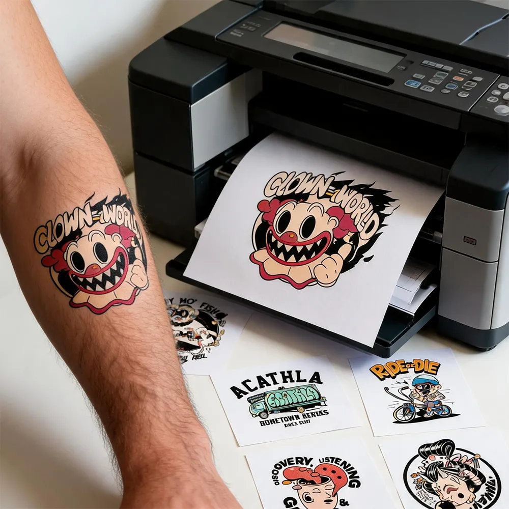 Papel de tatuagem de transferência rápida