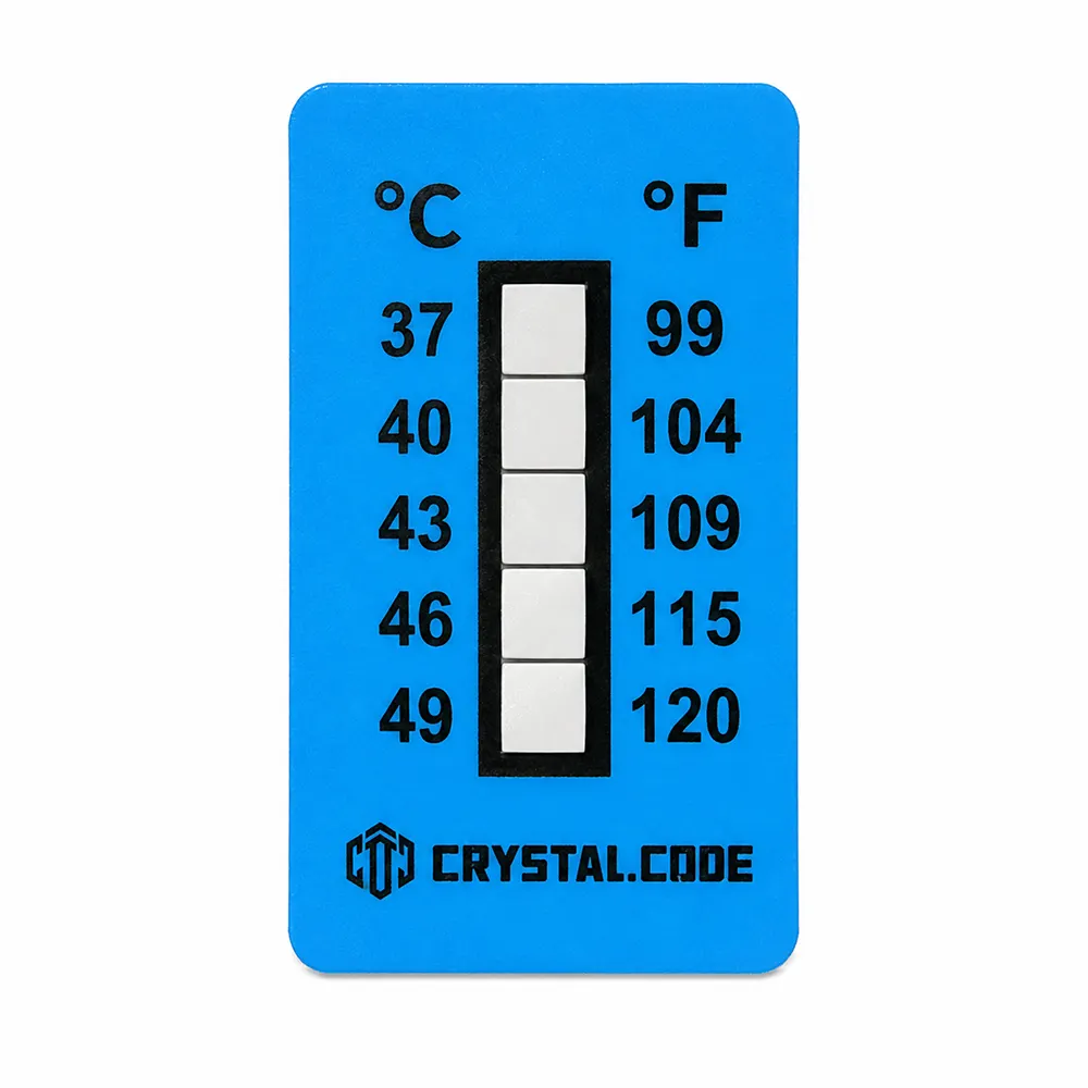 Rótulo de monitoramento de temperatura da indústria alimentícia