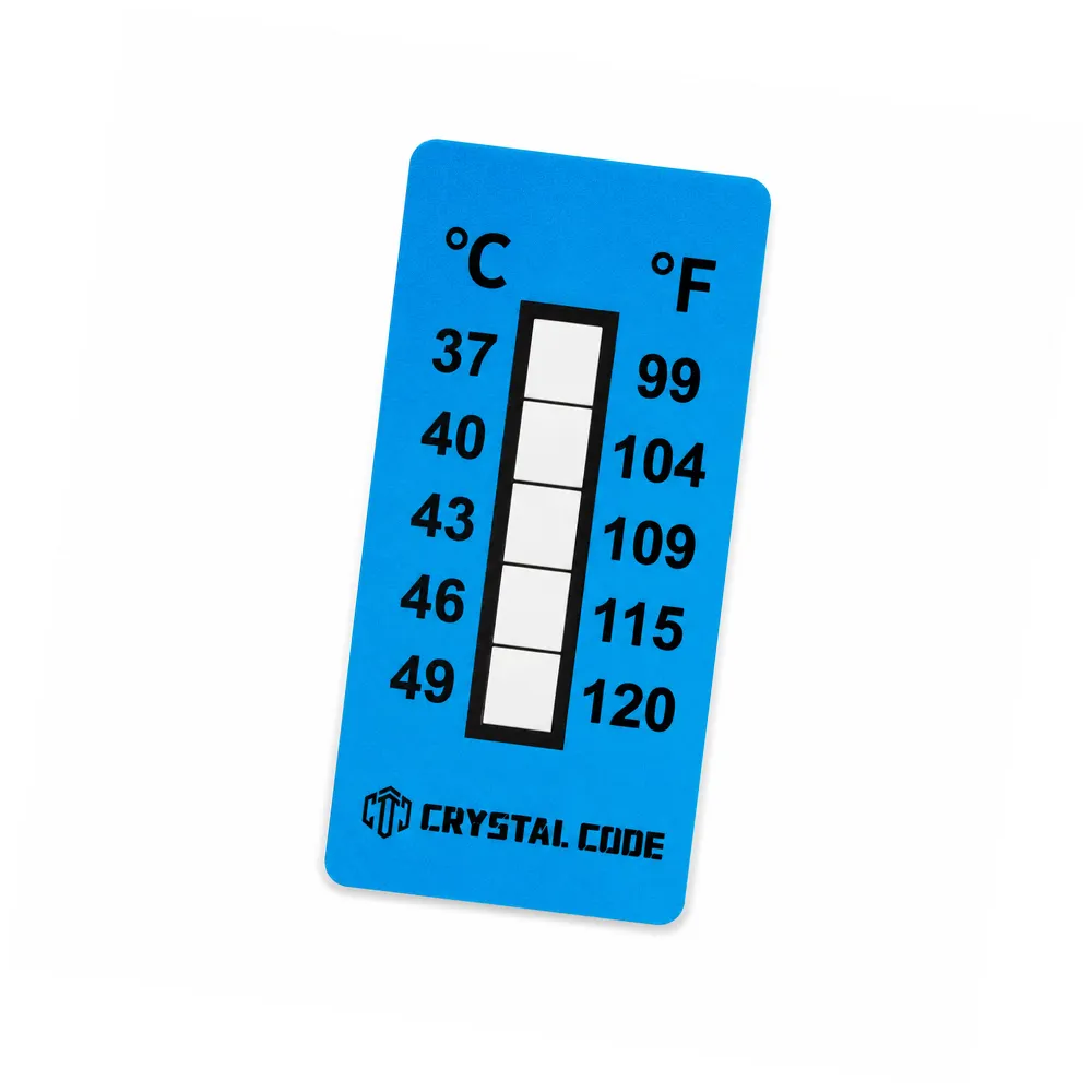 food storage temperature monitoring label