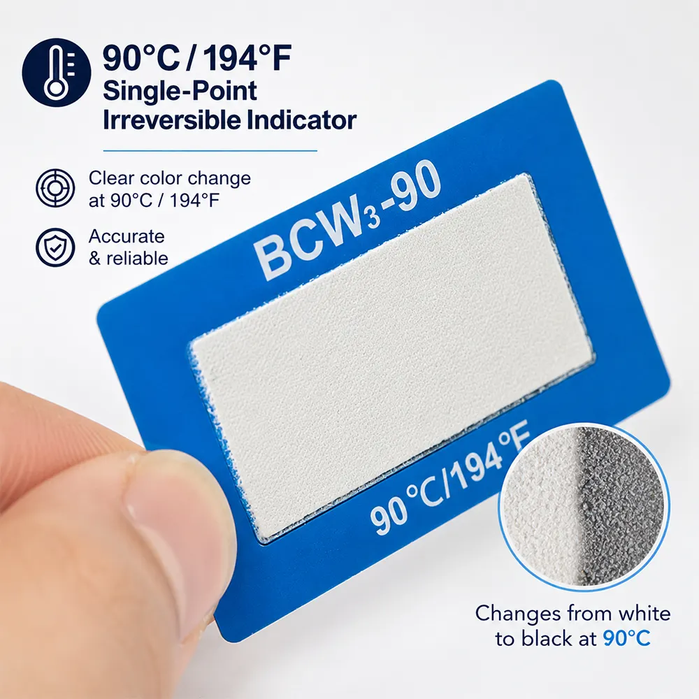 Rótulo indicador de alta temperatura