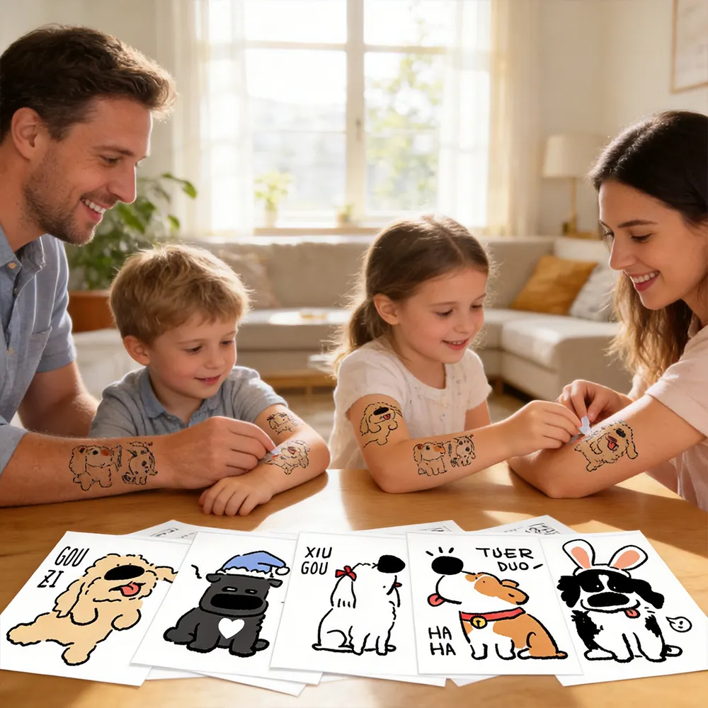 adesivos caseiros para tatuagens