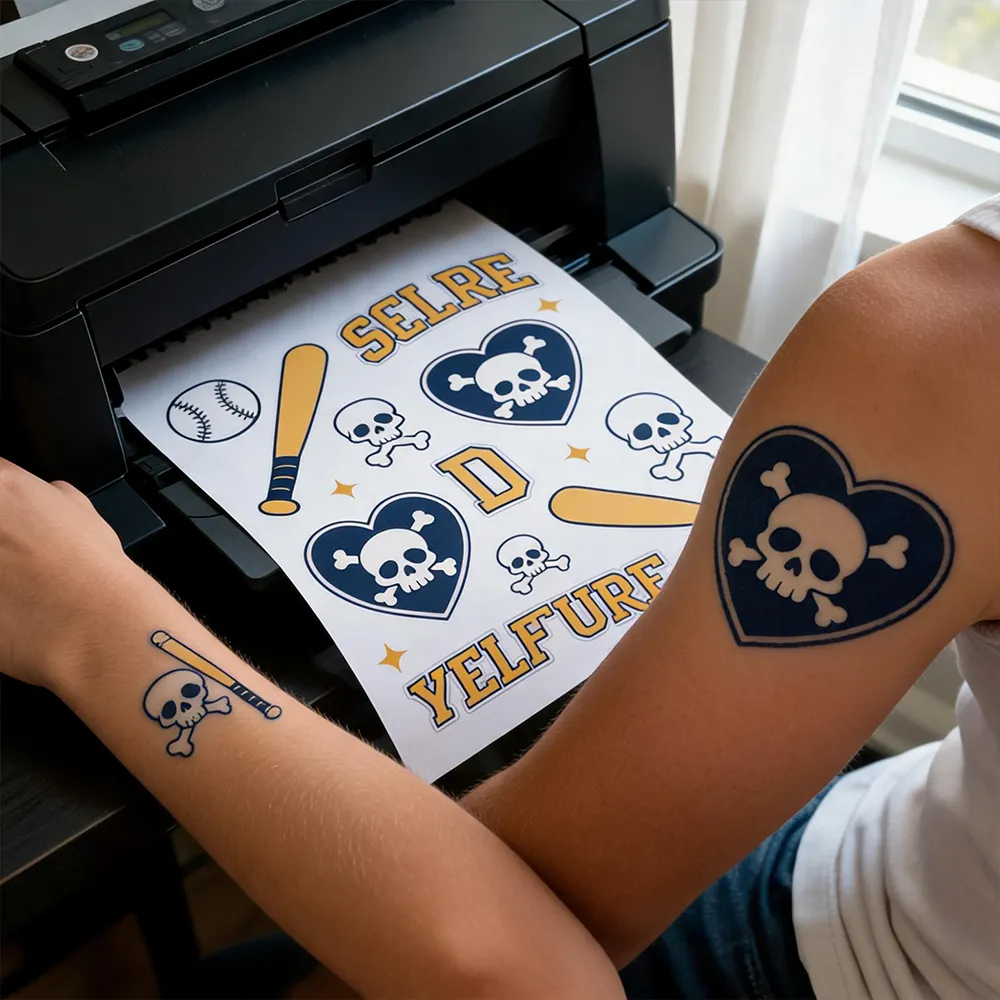 Papel para tatuagem para impressora doméstica