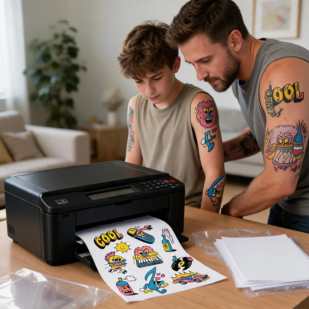 Papel para tatuagem para impressora doméstica