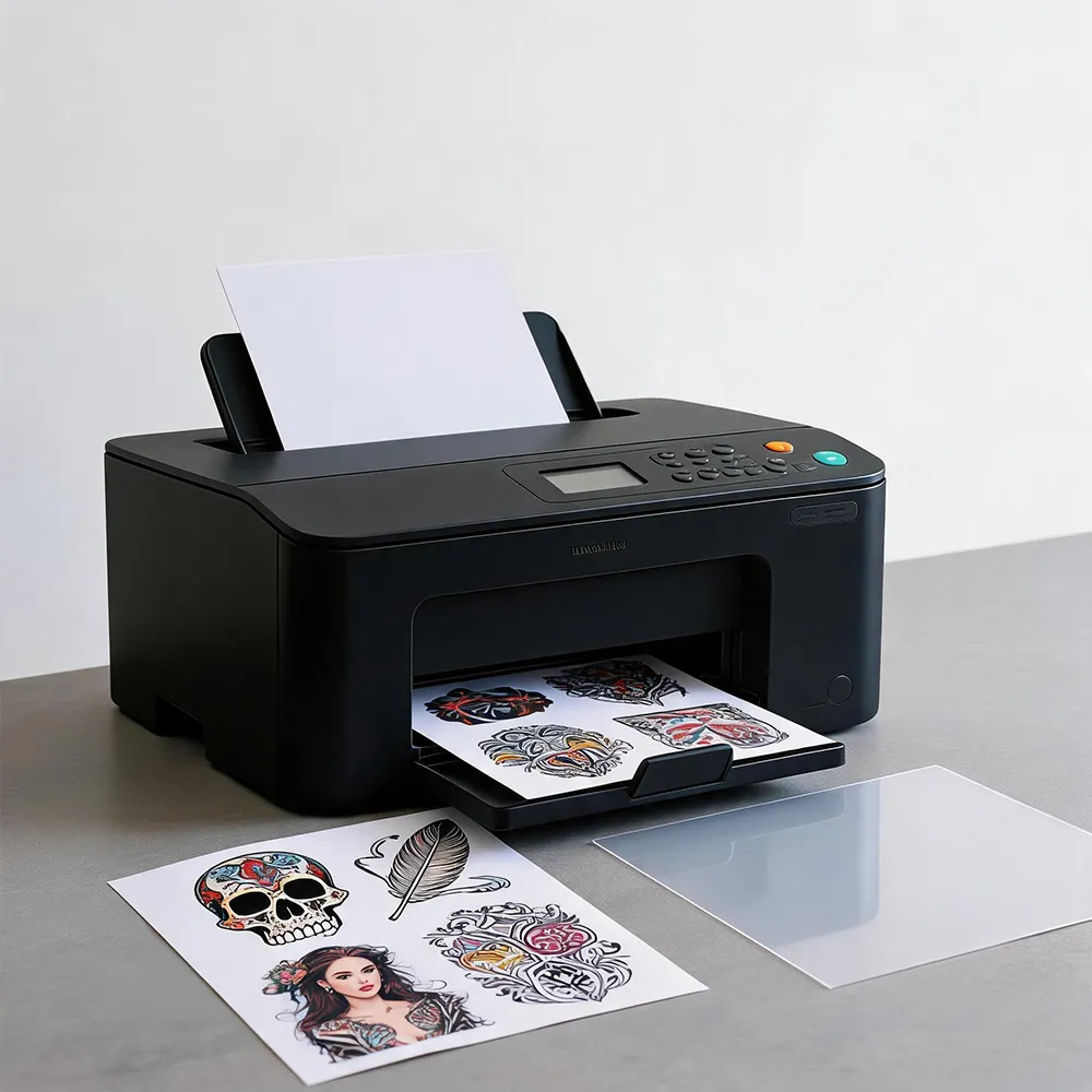 Papel temporário para tatuagem jato de tinta