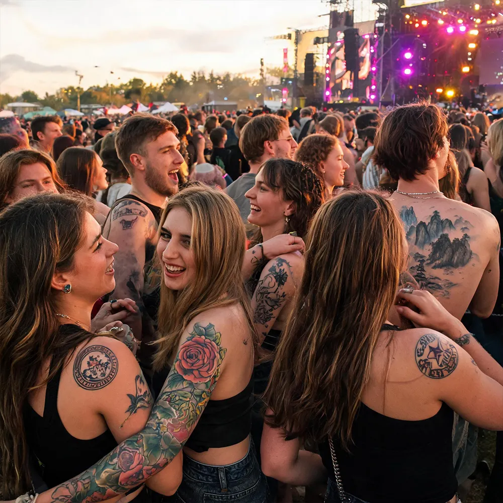 Papel temporário para tatuagem jato de tinta