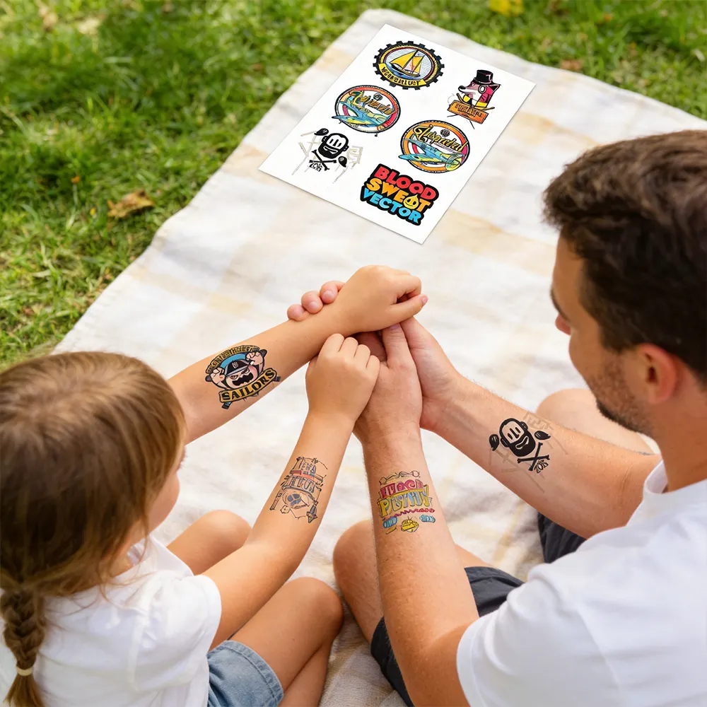 Tatuagens temporárias para crianças
