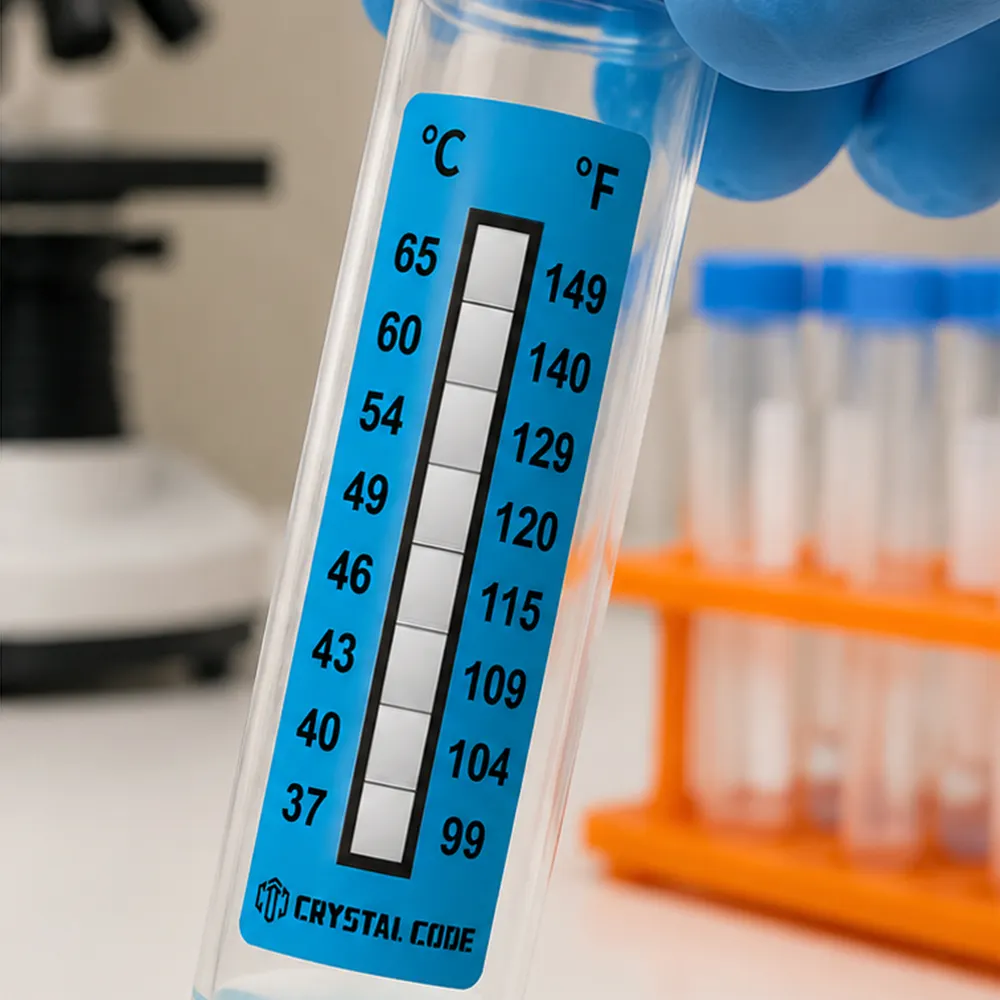 Rótulo indicador de temperatura do laboratório